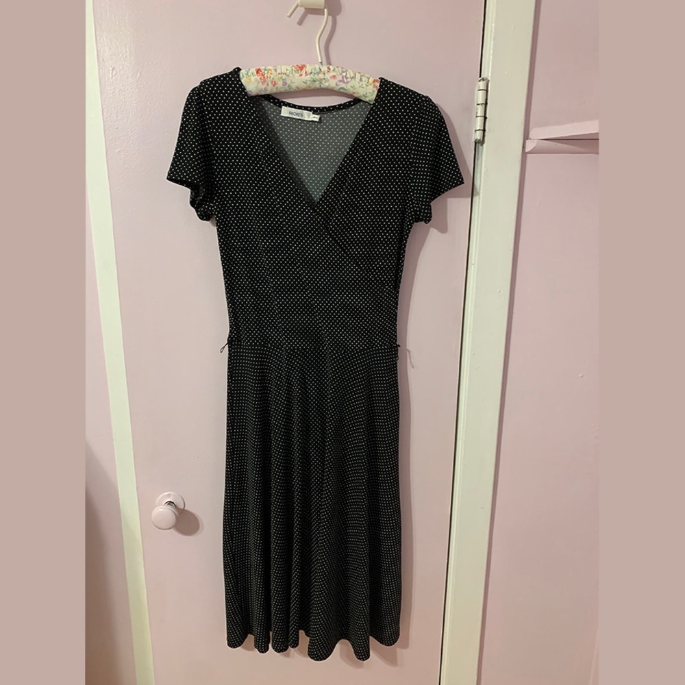 3/25$ Stretch polka dot dress